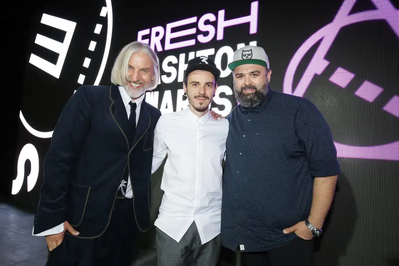 Filip Połoska i jurorzy Fresh Fashion Awards