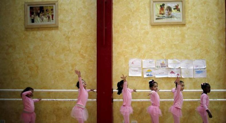 Pirouettes and plenty of pink at Gaza's only ballet school
