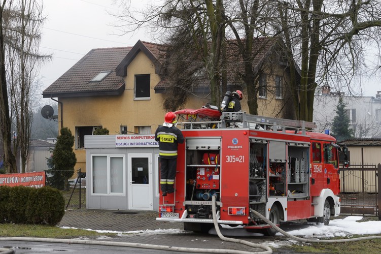 Wybuch pieca w domu jednorodzinnym w Poznaniu