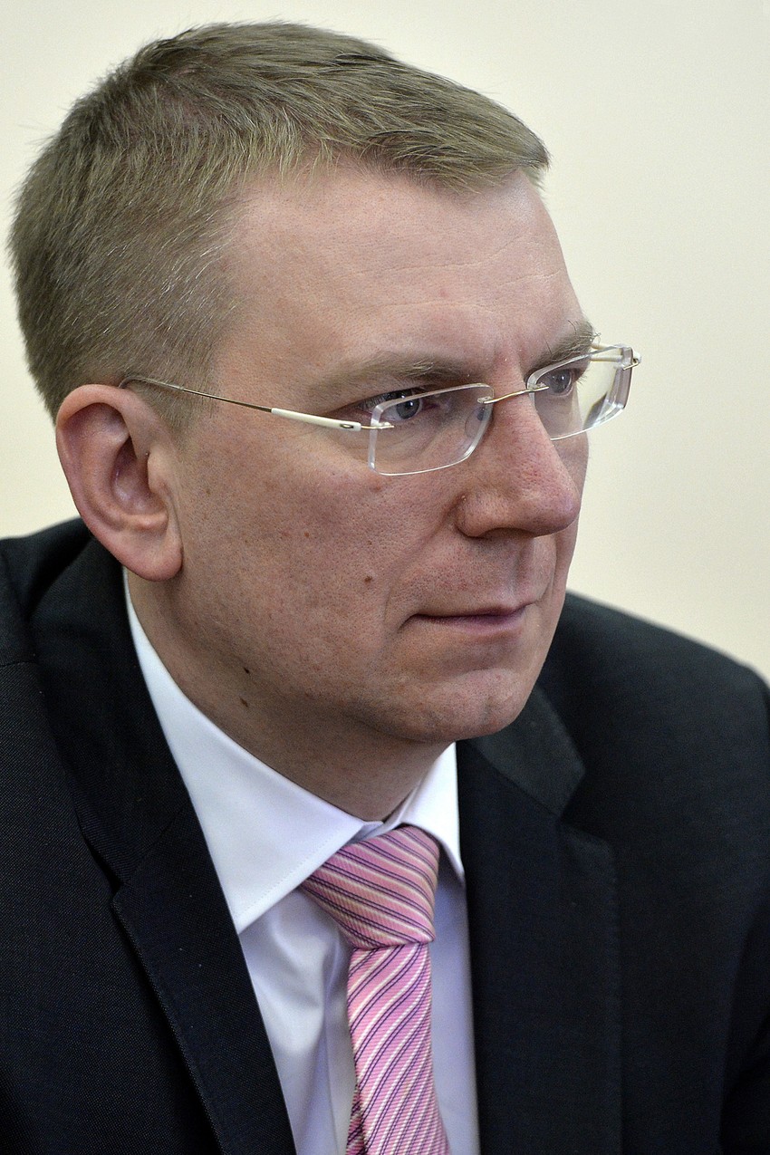 Šef letonske diplomatije Edgars Rinkevičs