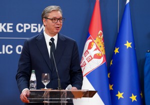 Predsednik Srbije Aleksandar Vučić sa predsednikom Evropskog saveta Antonijom Koštom