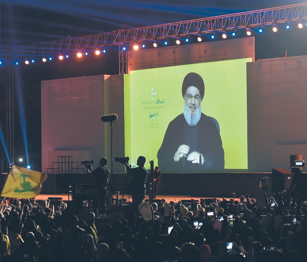 Nasrallah przemawia w 40. rocznicę utworzenia Hezbollahu