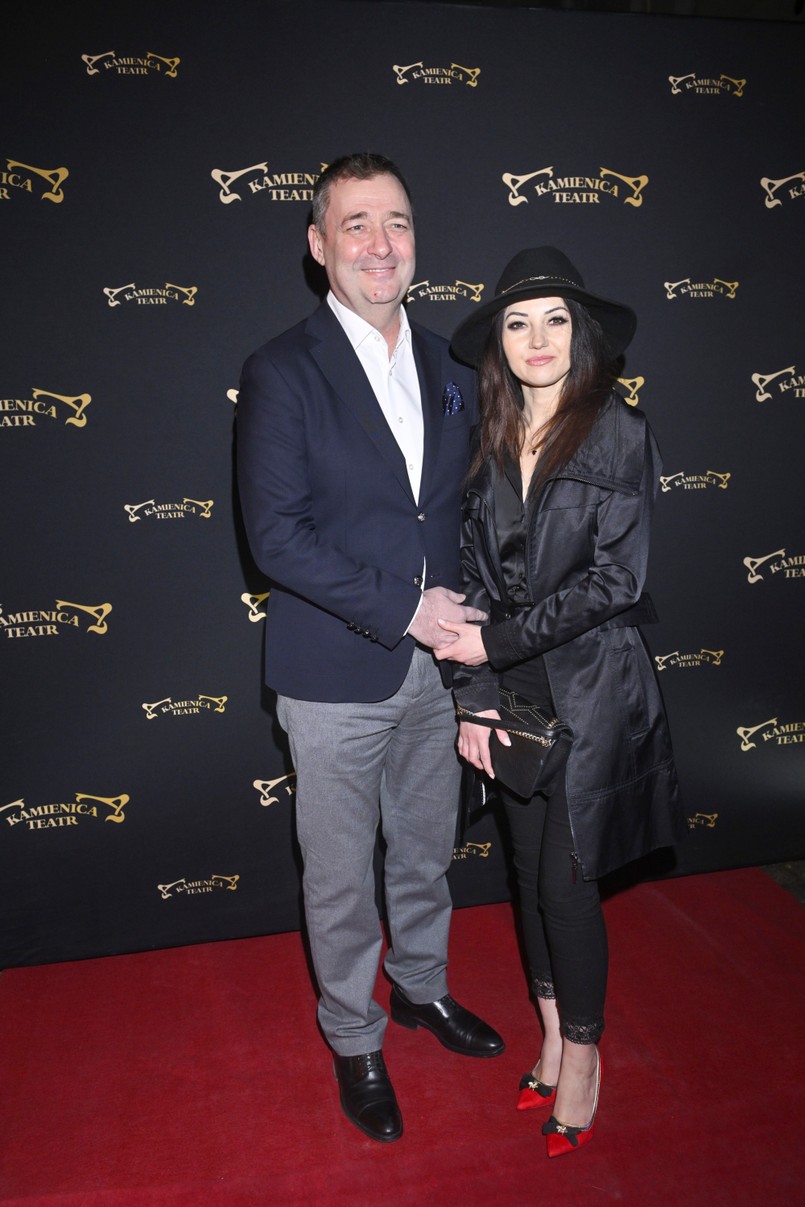 Jacek Rozenek i Maria Samuel