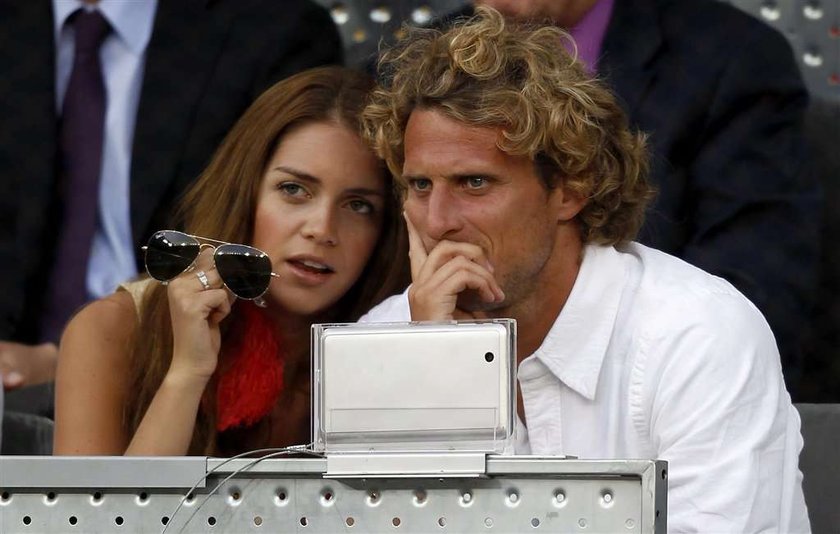 Diego Forlan i Zaira Nara