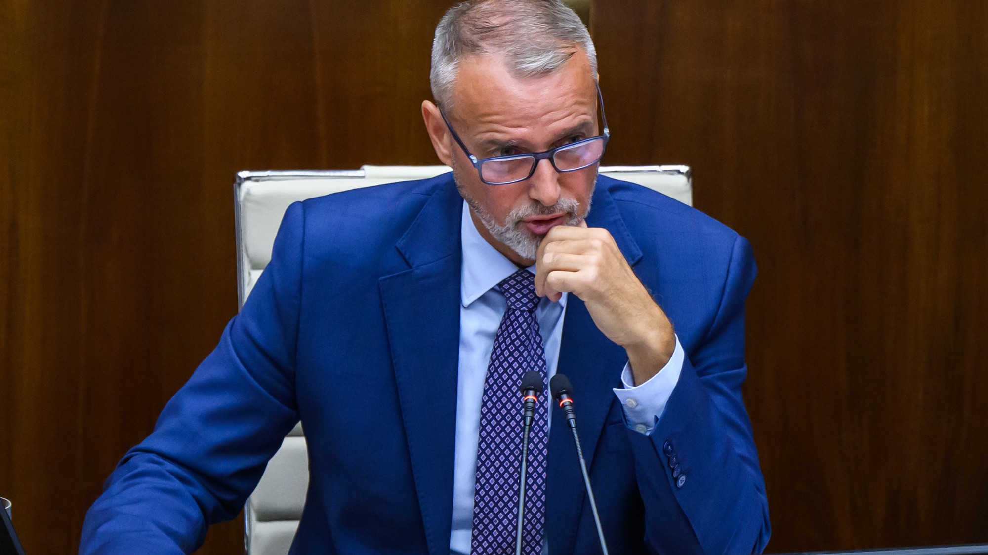 Predseda Národnej rady (NR) SR Richard Raši.