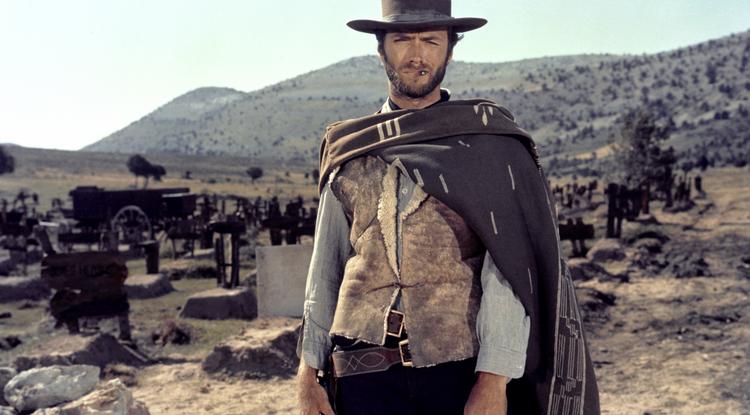 A jó, a rossz és a csúf című filmben Cleant Eastwood (1966) Fotó: Getty Images