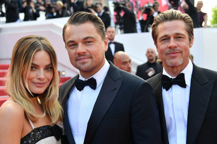 Margot Robbie, Brad Pitt, Leonardo DiCaprio 