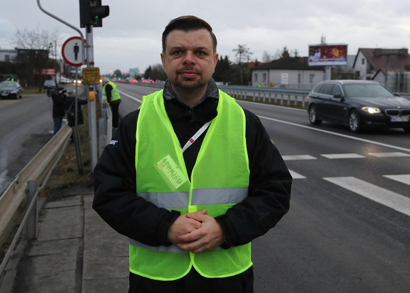 Arkadiusz Wojtkiewicz (47 l.) ze stowarzyszenia Łomianki Razem