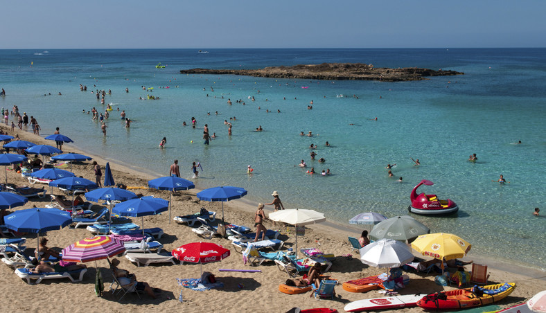 Cypr - plaża w Protaras