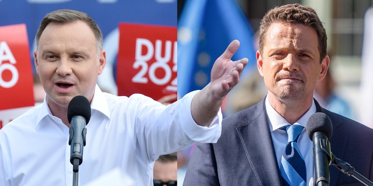 Andrzej Duda i Rafał Trzaskowski