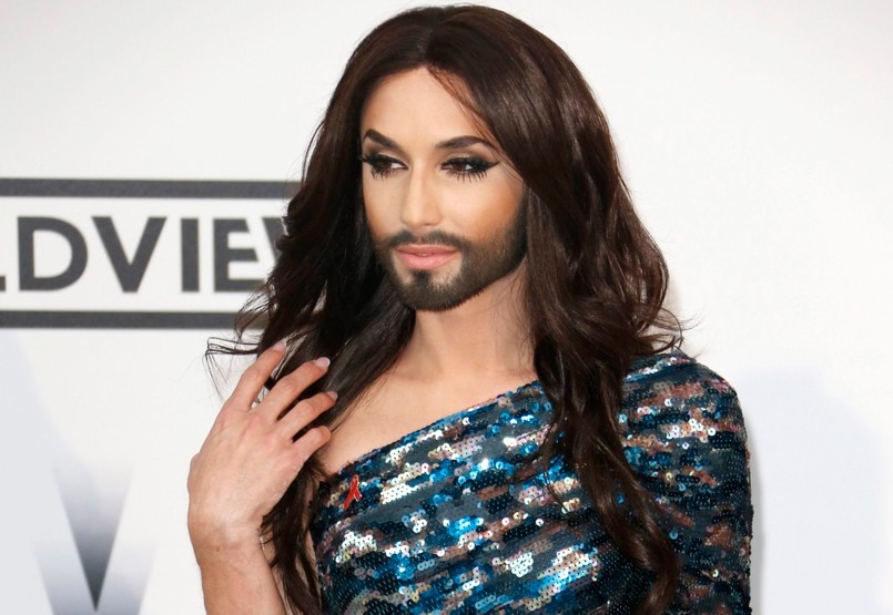 Conchita Wurst i Justin Bieber na jednej imprezie [ZDJĘCIA]