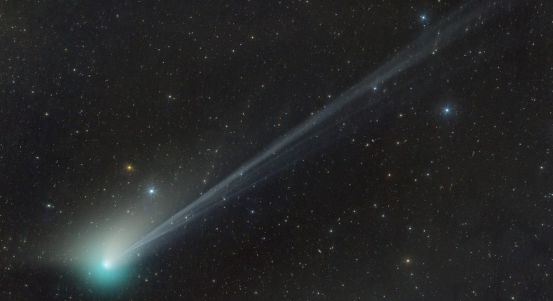 Comet ZTF, as photographed on January 18, 2023.Dan Bartlett