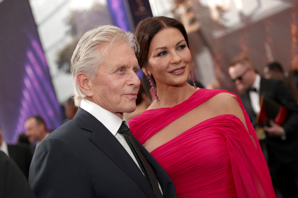 Catherine Zeta-Jones i Michael Douglas na gali Emmy