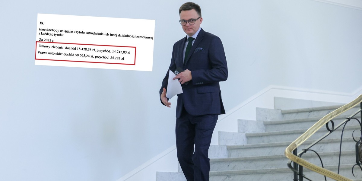 Marszałek Sejmu Szymon Hołownia