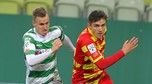 PIŁKA NOŻNA LIGA POLSKA LECHIA JAGIELLONIA (Paweł Stolarski Fiodor Cernych)