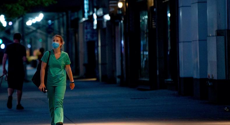 Coronavirus healthcare workers pandemic new york