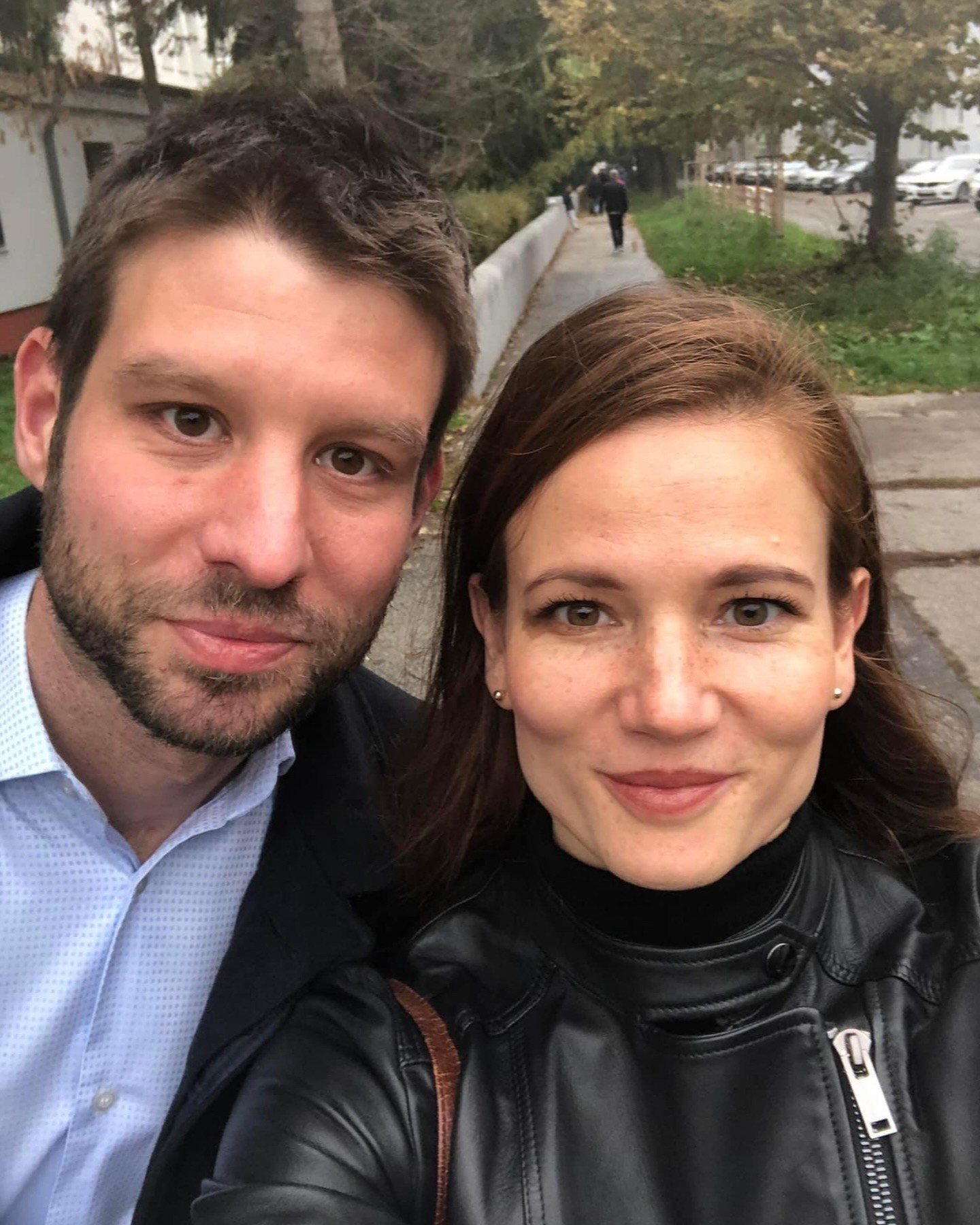 Michal Šimečka a jeho partnerka Soňa Ferienčíková.