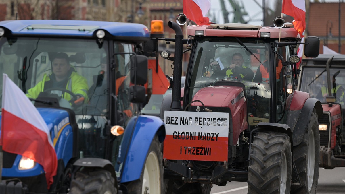 Protest rolników na Pomorzu. Zablokowali drogę