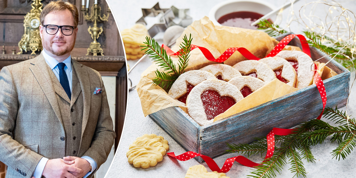 Linzer Augen to ulubione ciasteczka bożonarodzeniowe księcia Jana Lubomirskiego.