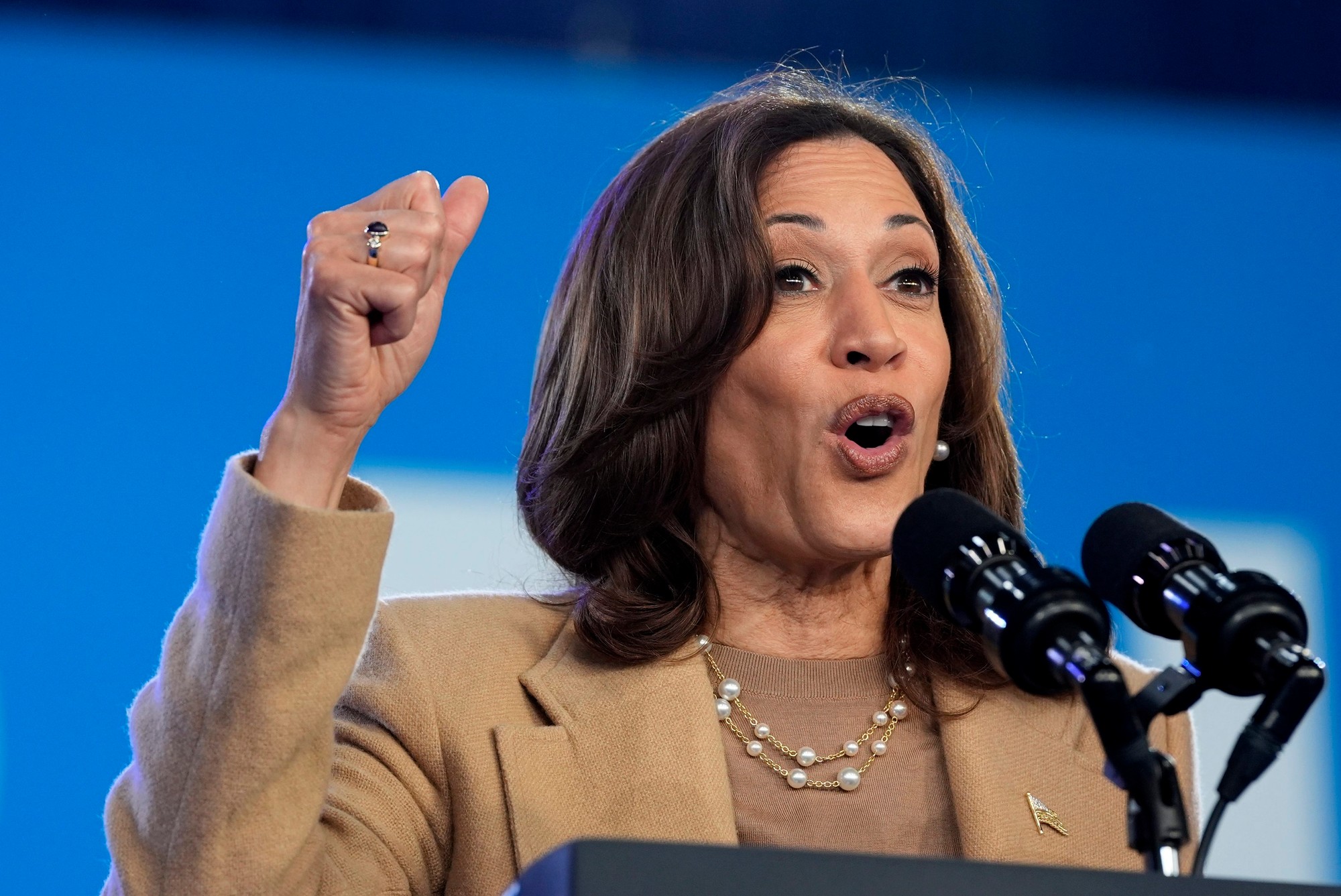 Viceprezidentka Kamala Harris.