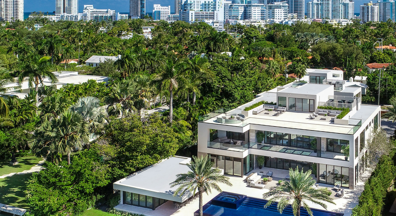 North Bay Road, known as Miami's 'Millionaires' Row' and 'the Park Avenue of Miami Beach,' is an exclusive waterfront street that Hollywood celebrities and professional athletes call home.