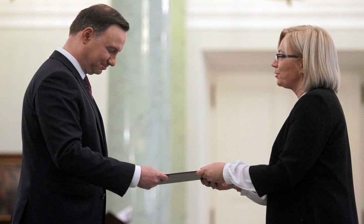 Andrzej Duda i Julia Przyłębska