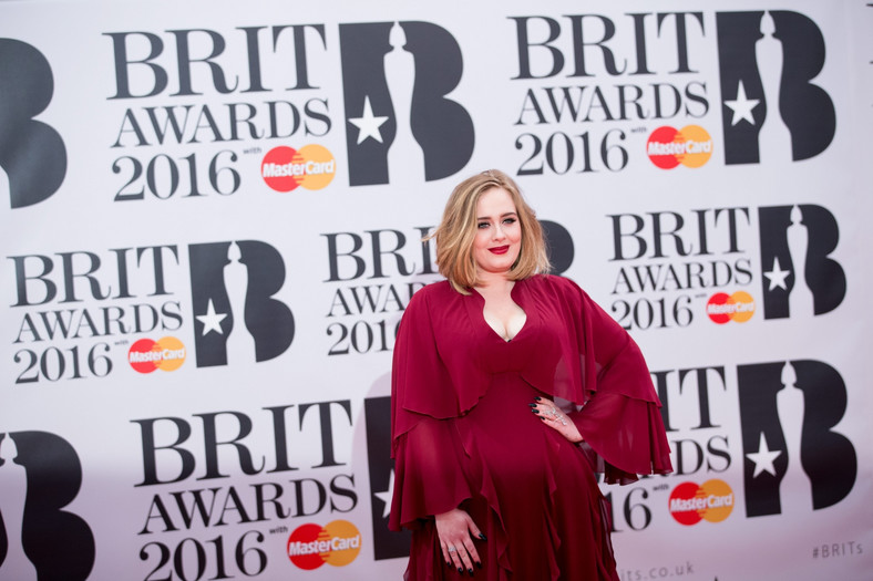Adele uświetniła ceremonię wręczenia brytyjskich nagród muzycznych
