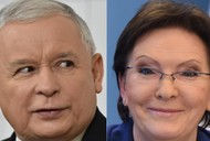 Jarosław Kaczyński i Ewa Kopacz kaczyński kopacz