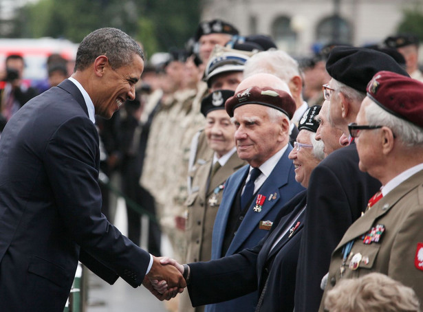 Obama rozmawiał z kombatantami. "Było bardzo sympatycznie"