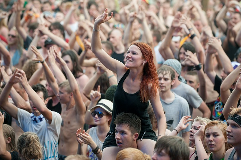 Publiczność na Przystanku Woodstock (fot. Robert Grablewski/wosp.org.pl)