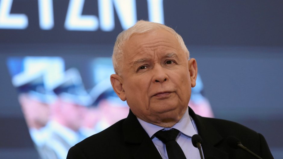 Prezes PiS Jarosław Kaczyński 