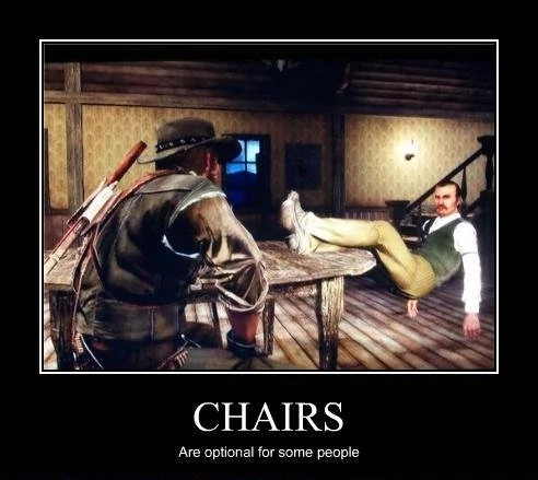 Krzesła są opcjonalne dla niektórych
