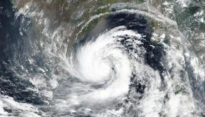 A tropical cyclone
