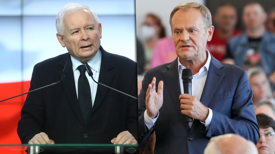 Jarosław Kaczyński, Donald Tusk