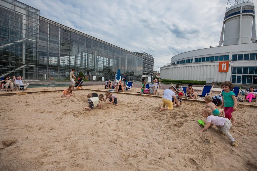 Plaża na MTP