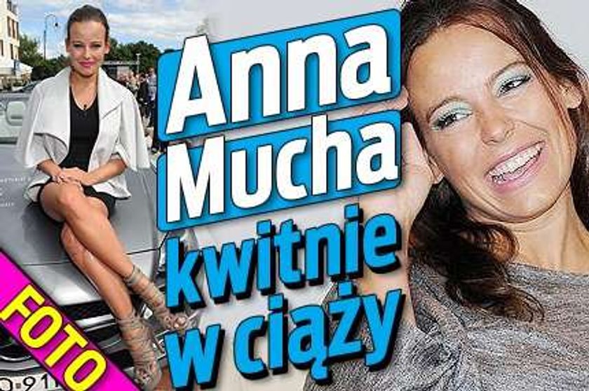 Anna Mucha kwitnie w ciąży