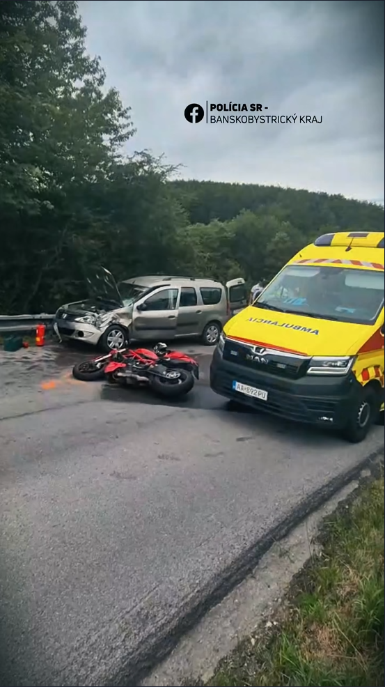 Nehoda pri Veľkom Poli si vyžiadala život 38-ročného motocyklistu.