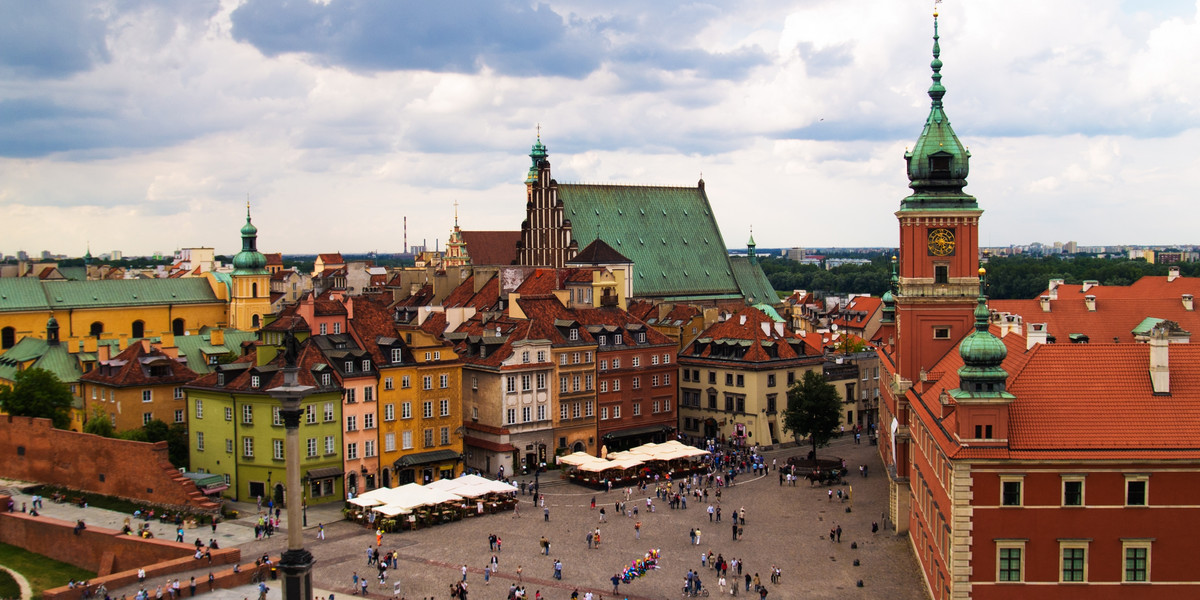 Warszawskie Stare Miasto jest na liście najchętniej odwiedzanych miejsc w Polsce