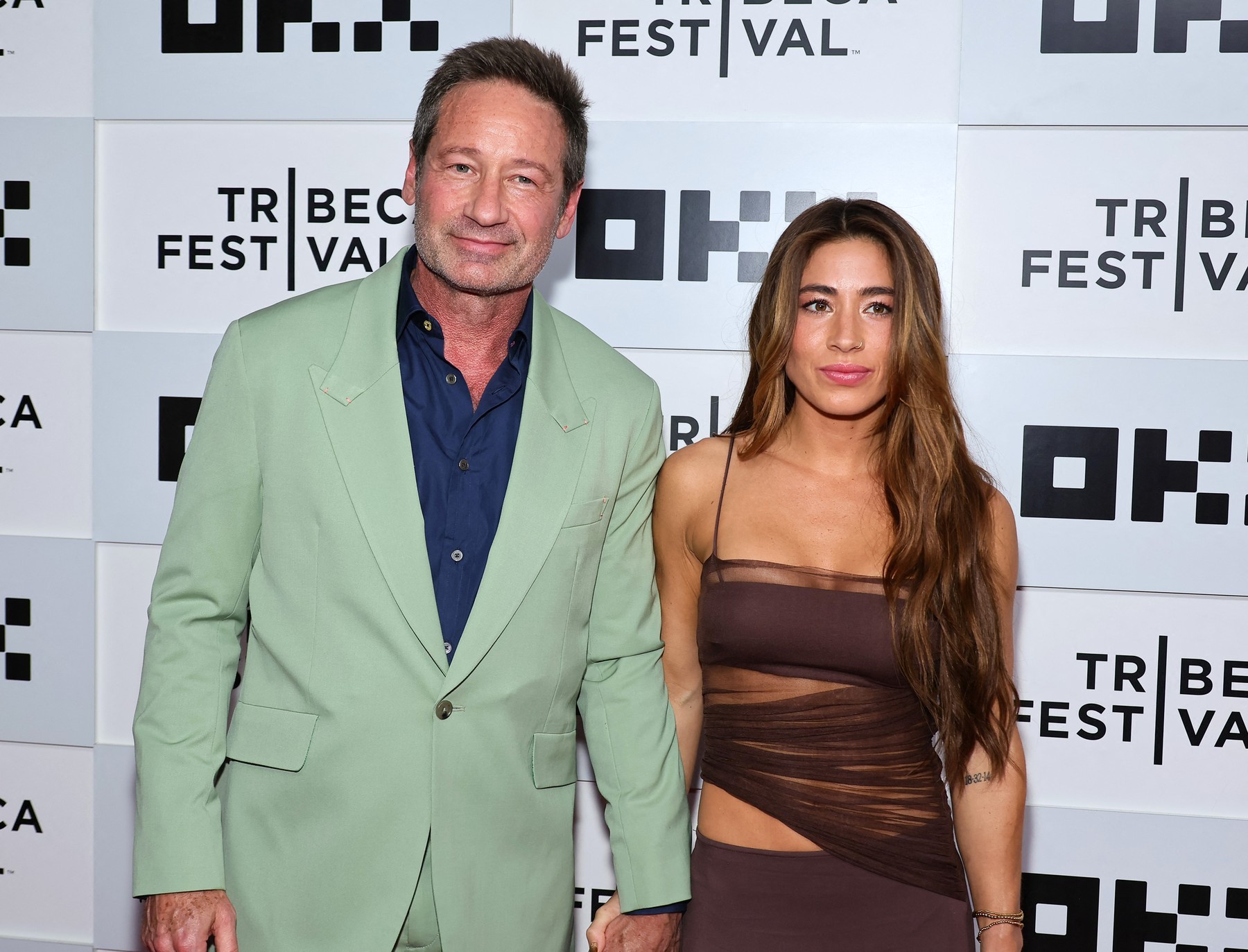 David Duchovny a Monique Pendleberry.