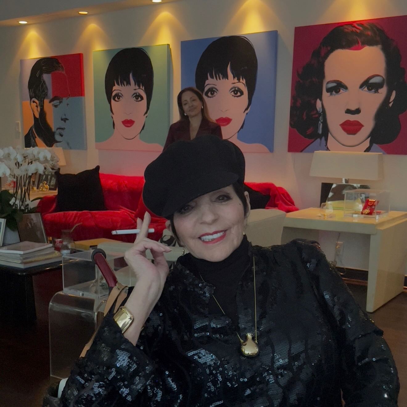 Americká herečka a speváčka Liza Minnelli.