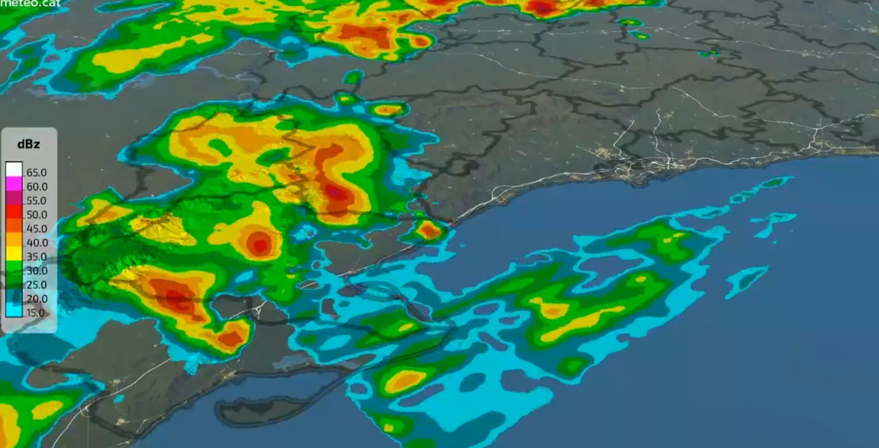 Varias comarcas de Tarragona suspenden las clases ante las lluvias torrenciales