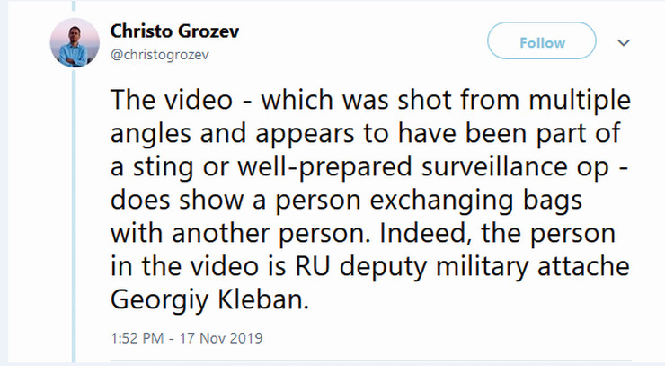 Novinar Hristo Grozev na svom Tviter nalogu potvrdio autentičnost snimka