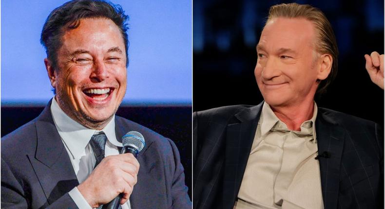 Elon Musk appeared on Bill Maher's HBO show Friday.Getty Images