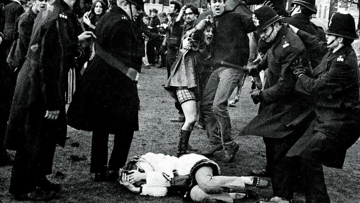 Londyn 1968, protesty