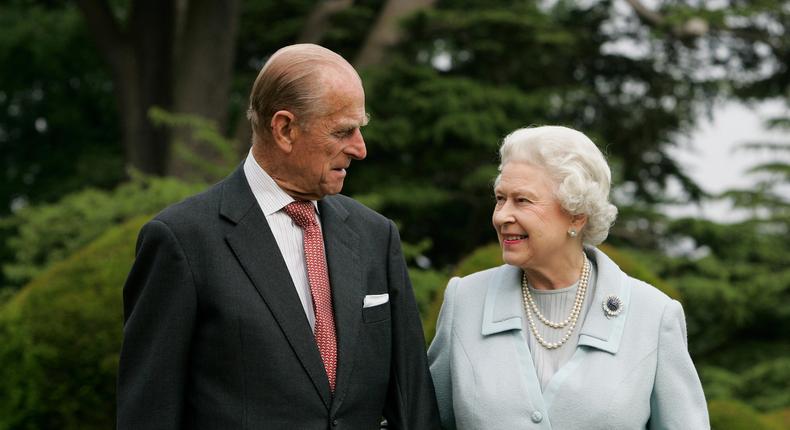 Her Majesty Queen Elizabeth II and Prince Philip