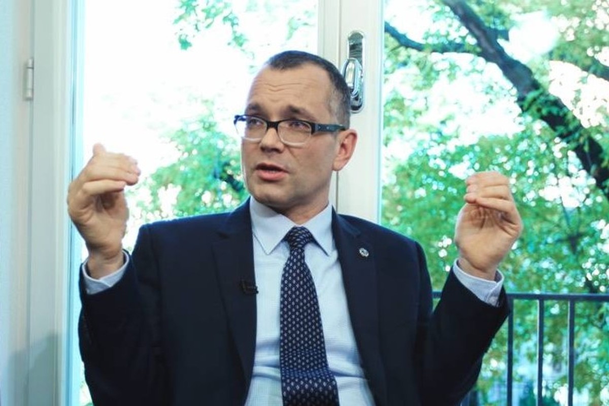 Adwokat Mikołaj Pietrzak, dziekan Okręgowej Rady Adwokackiej w Warszawie