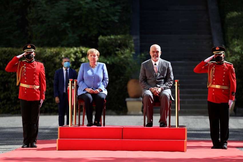 Edi Rama Angela Merkel 