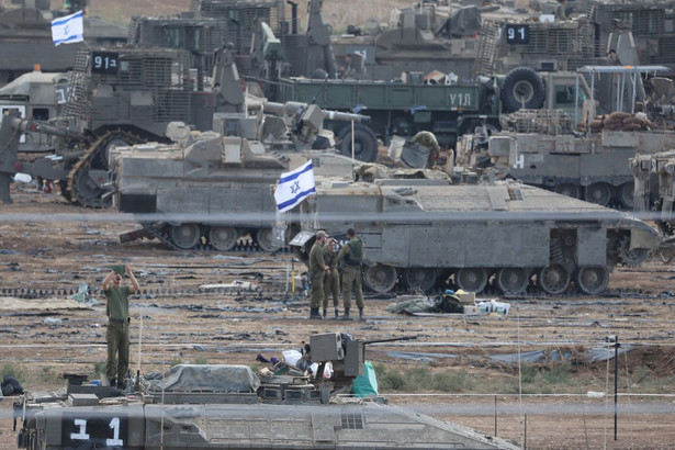 Izraelska armia w pobliżu granicy ze Strefą Gazy