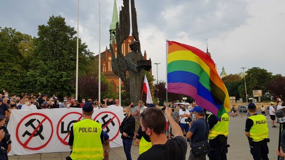 Demonstracja w Szczecinie w obronie osób LGBT