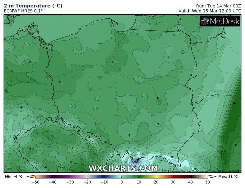 Duże tąpnięcie temperatury